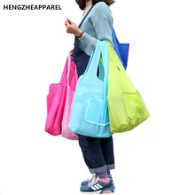 Модная Водонепроницаемая портативная складная сумка для покупок большие Рипстоп многоразовые сумки для покупок Складная оксфордская утолщенная ручка сумка