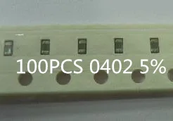 100PCS 5% 0402 9.1K 9100ohm 1/16W | Обустройство дома