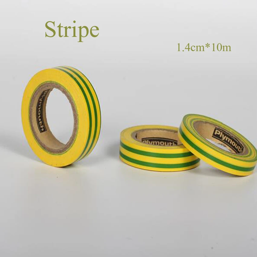 Multi-color 1.4cm * 10m ultra-thin waterproof insulation electrical tape flame retardant PVC Repair Bonding Tool | Обустройство дома