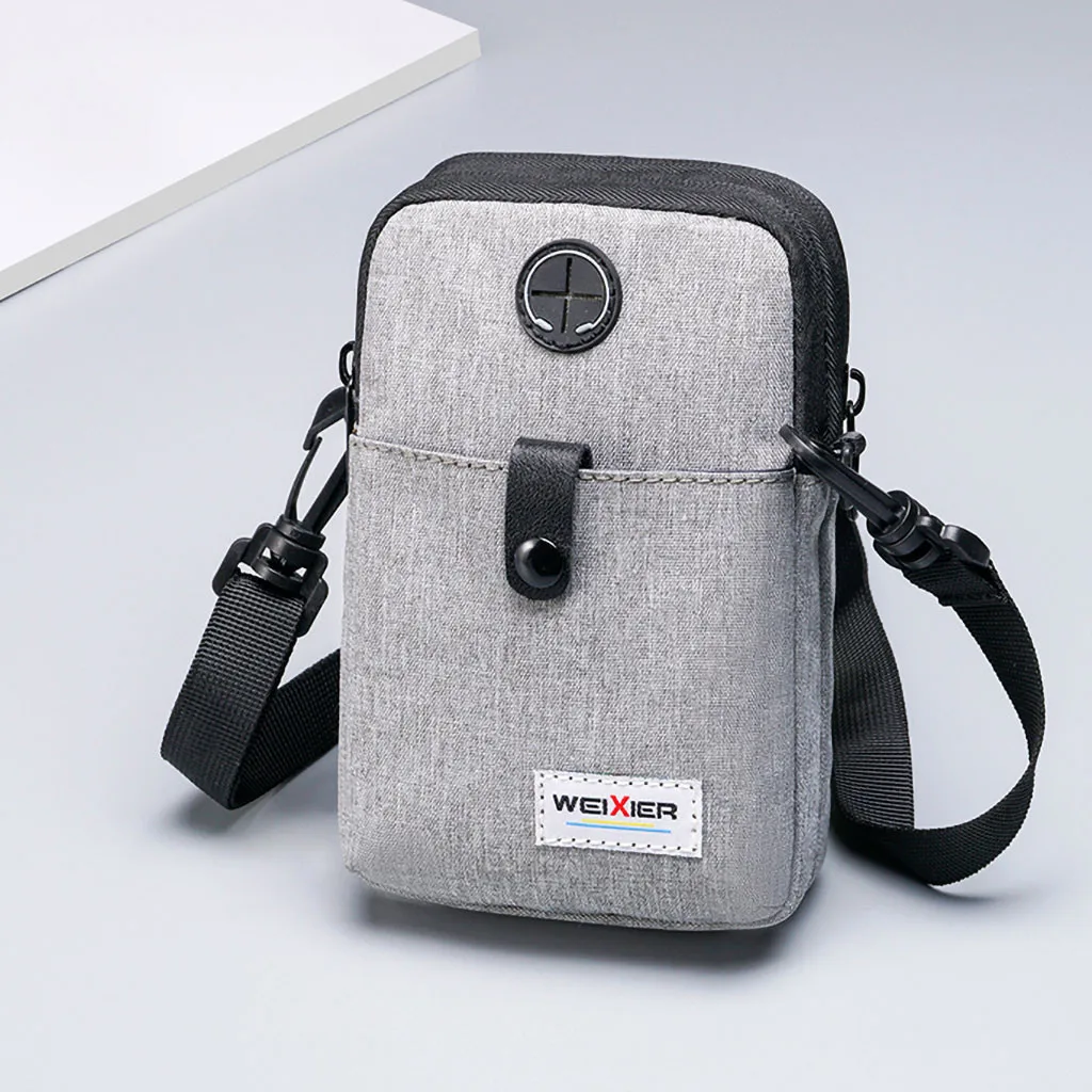 

2019 Handbag Men Diagonal Mini Shoulder Multi-Function Mobile Phone Bag Outdoor Sports Bag Dropshipping bolsa feminina