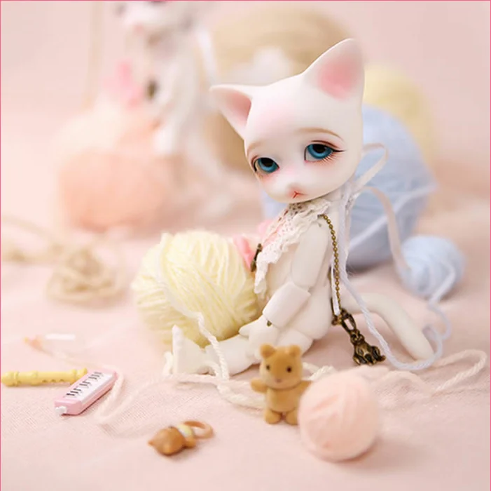BJD SD кукла 1/8 котенка подарок на день рождения высокое качество шарнирная игрушки