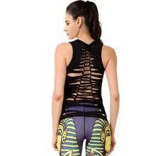 Женские футболки для йоги майка жилет быстро сохнет recerback штаны для бега фитнес тренировка спортивные рубашки спортивная одежда