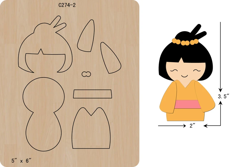 

New Wooden die Scrapbooking C-274-2 Cutting Dies