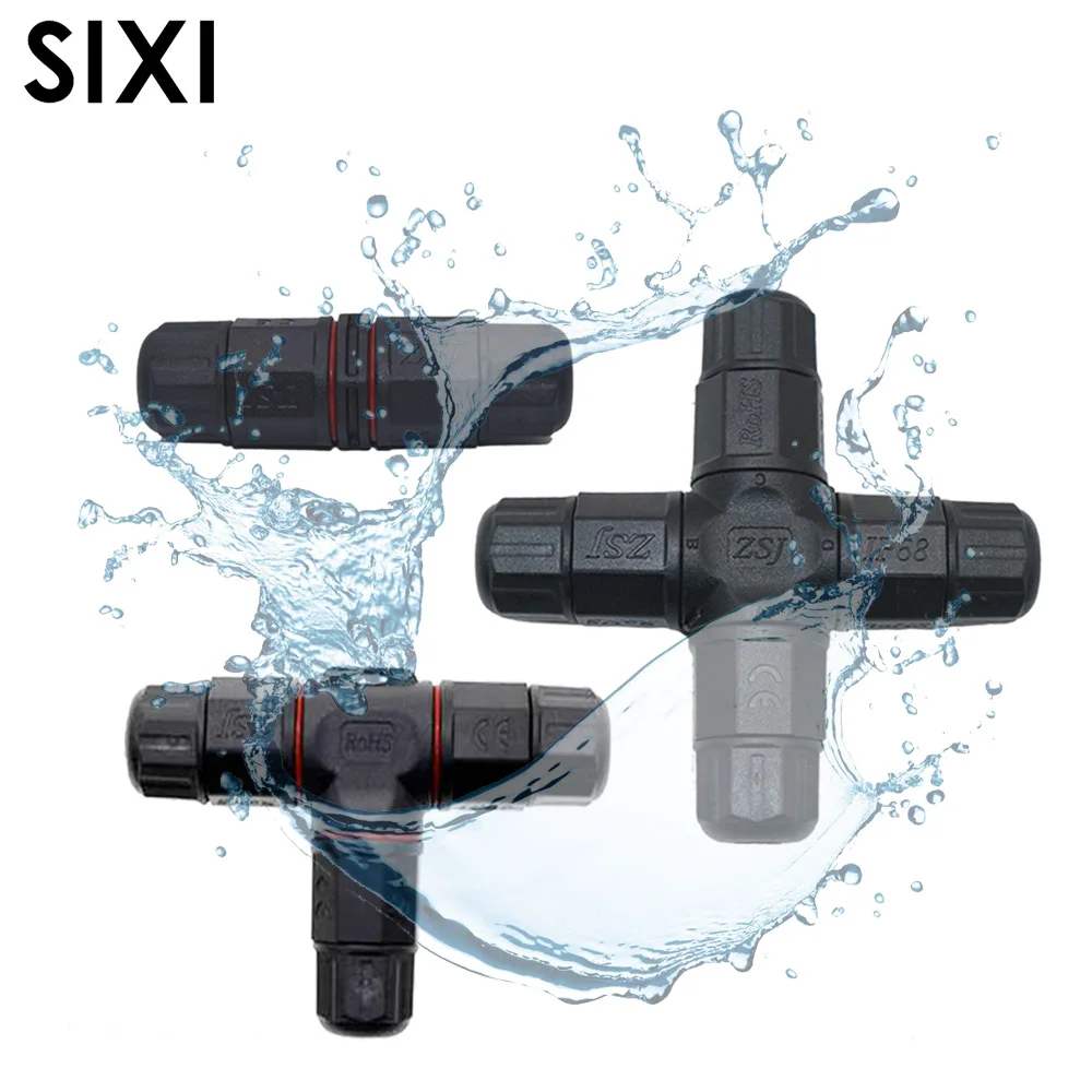 

IP68 Waterproof Connector 2 3 4 Pin Electrical Terminal Adapter Wire Connector Screw and Soldering Pin connector for LED Light