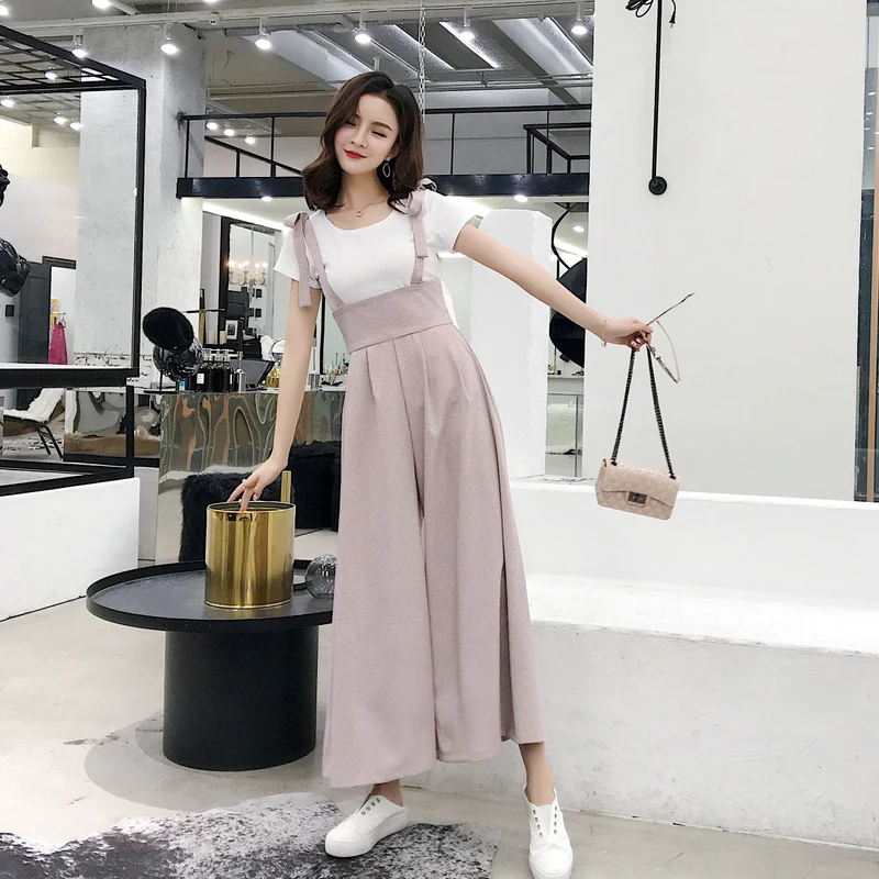 Summer Fashion Women Bow Drape Strap Braces Suspender