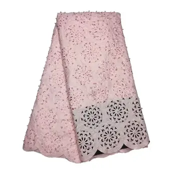 

Factory price lovely Korean hand-cut lace with lace of African lace, with love flower hole stone, high quality 5 YY09