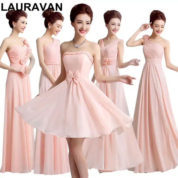 peach plus size bridesmaid dresses