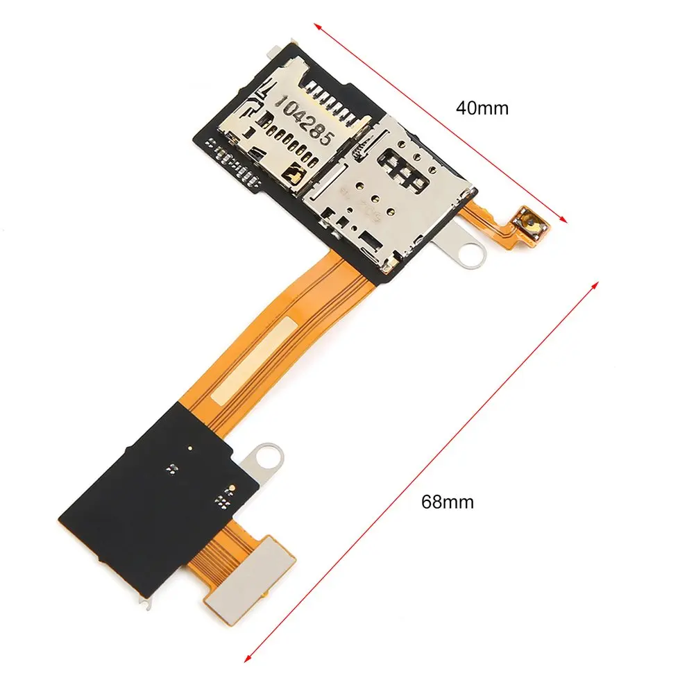 SIM Tray Memory Card Reader Holder Slot Flex For SONY XPERIA M2 D2305