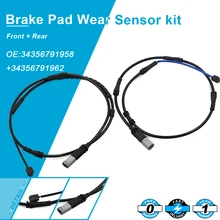 Износа тормозных колодок Сенсор комплект спереди+ сзади 34356791958+ 34356791962 подходит для нового BMW F10 528 535
