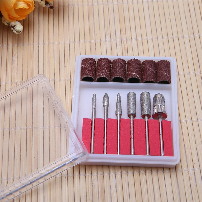 

Nail Art Drill Bit Sanding Bands Replacement Grinding Head Polish Manicure Set Kit Tool Nail File Equipment Brand New 6 Pcs/Size