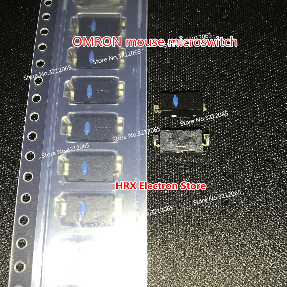10 шт. новая Оригинальная 2 контактная мышь Omron с технологией blue dot и