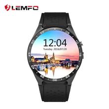 Chytré hodinky Lemfo KW88 Android 5.1 OS Smart Watch Phone MTK6580 ROM 4GB + RAM 512MB 1.39 inch 400*400 Screen 2.0MP Camera Smartwatch