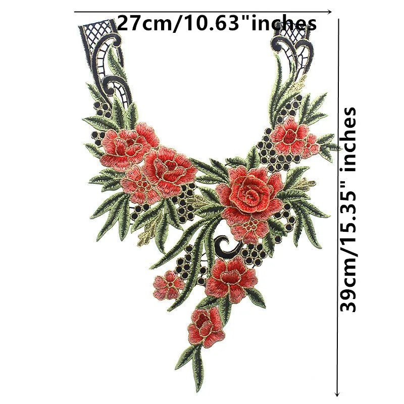 10piece-3D-Ornge-Green-Flower-Embroidery-Applique-Patches-Sew-on-Cord-Guipure-Motif-Patches-Embellishment-Sewing (3)