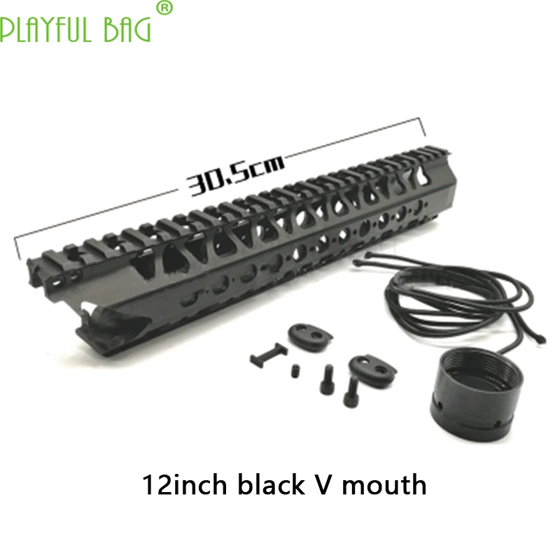 

LOVA fish bone Jinming M4 fish bone inserted directly into the set of water bullet gun refit black sand color accessories M05