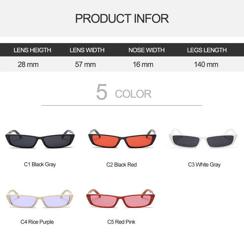 2018 News Cat Eye Unisex Sunglasses (48)