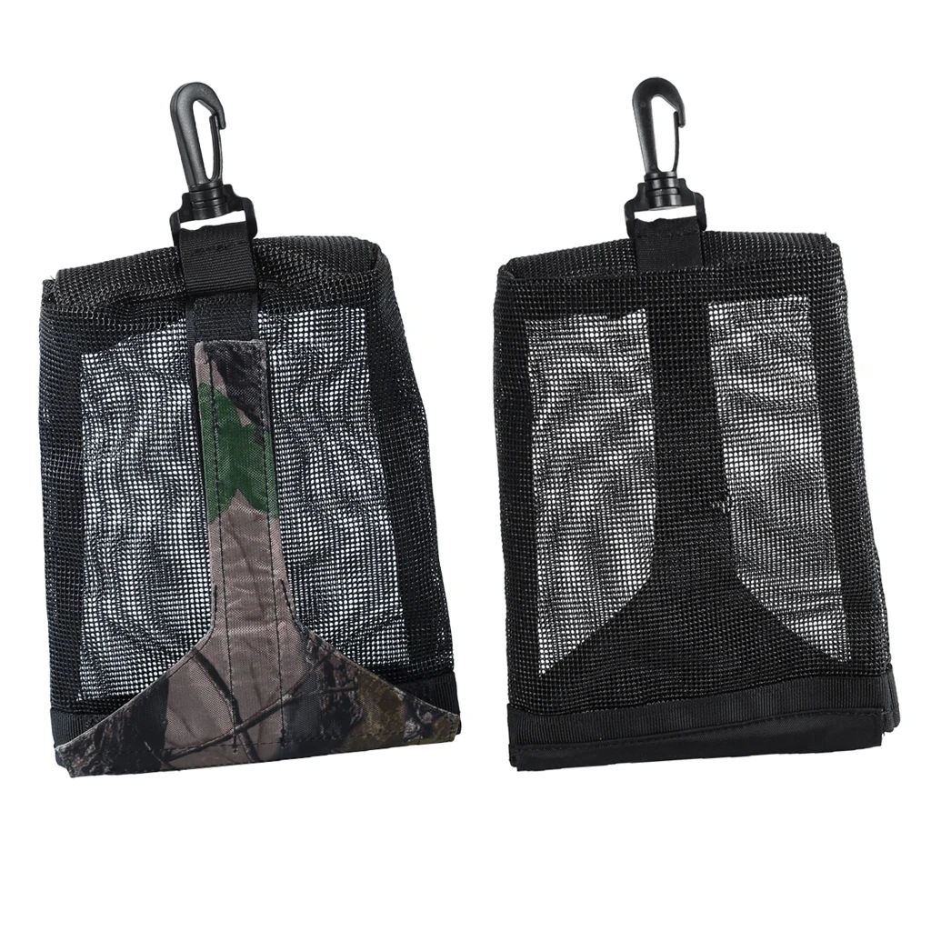2 шт. прочная Сетчатая Сумка для дайвинга с карманом для веса и зажимом для крючка для дайвинга