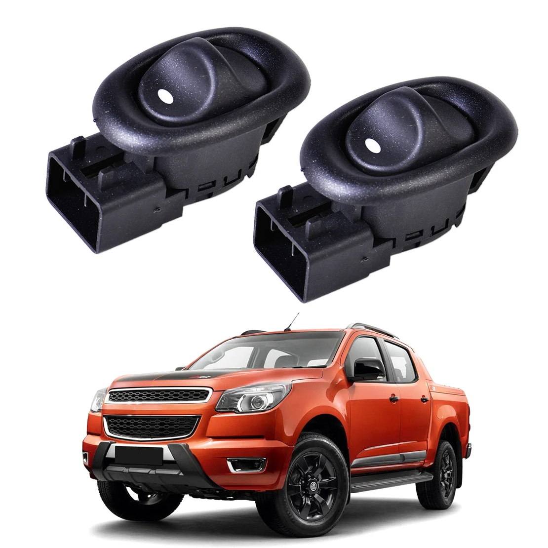 DWCX New Black 2x Rear Electric Power Window Switch fit for Holden Commodore VT VY VZ VX 4Door