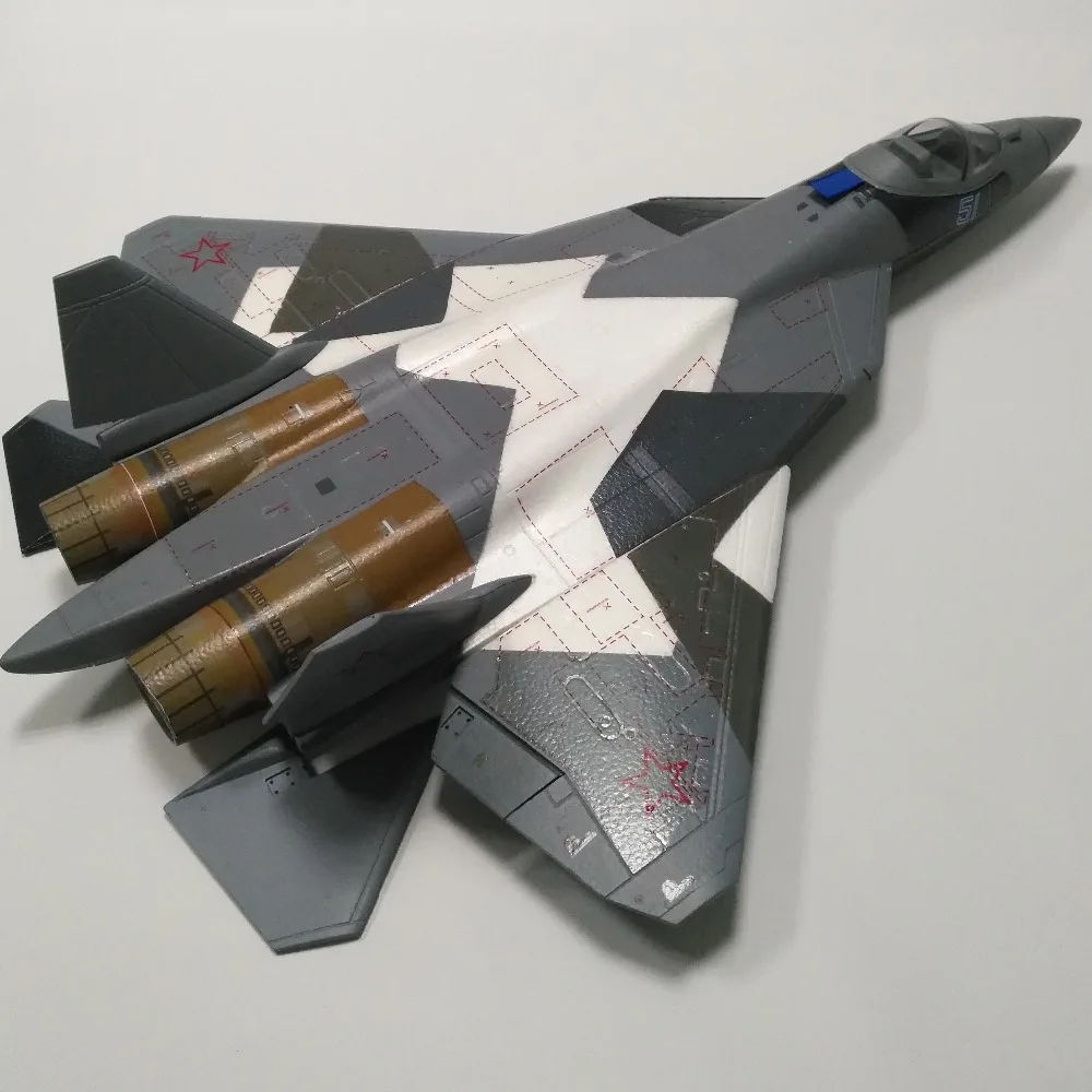 Двойной 50 мм EDF игрушка rc самолет хобби T50 T-50 EDF струйная модель EPO RTF готов к полету, без батареи