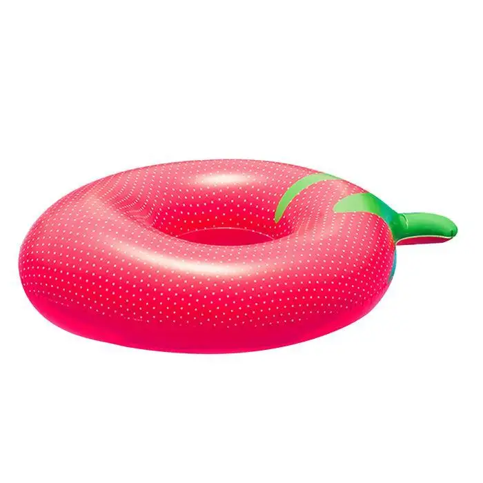 Взрослый надувной клубника круглой формы бассейн пляж розовый бассейн, кольцо