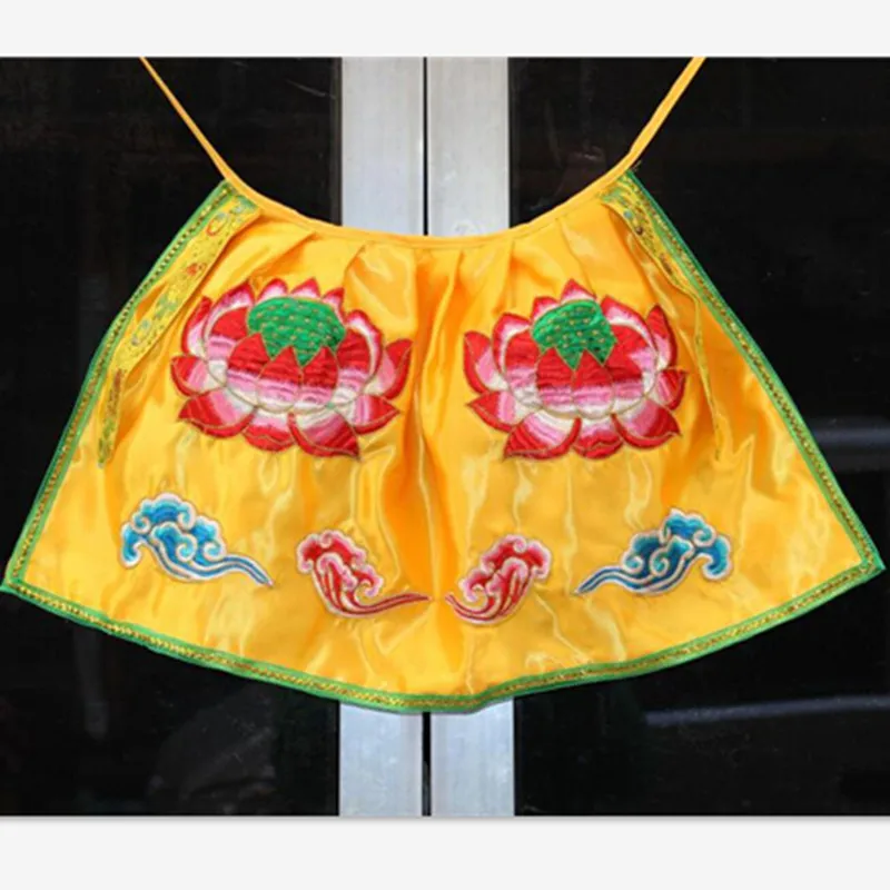 

Chinese Traditional Buddha Statue Cloak Shawls Buddhist Lotus 303540 Embroidery Bodhisattva Cape Water Lily Robes Decoration