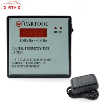 

New Arrival CARTOOL Digital Frequency Test Car IR Infrared Remote Key Frequency Tester (Frequency Range 100-500MHZ)