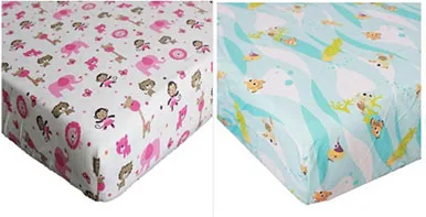Милая дешевая хлопковая простыня для кроватки - Цвет: 0102-0127