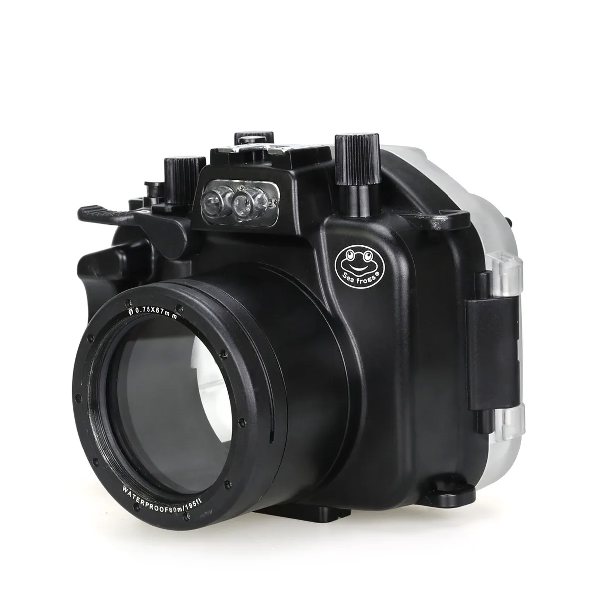 Meikon 40 м/130ft подводный Камера Корпус для Canon EOS M5 18-55 мм объектив