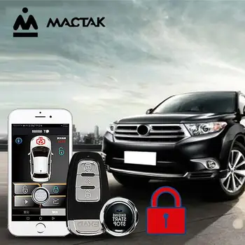 

MACTAK Highlander 12 car accessories Keyless Entry Comfort System PKE Phone APP Remote Start Car Engine Car Alarm Push 963
