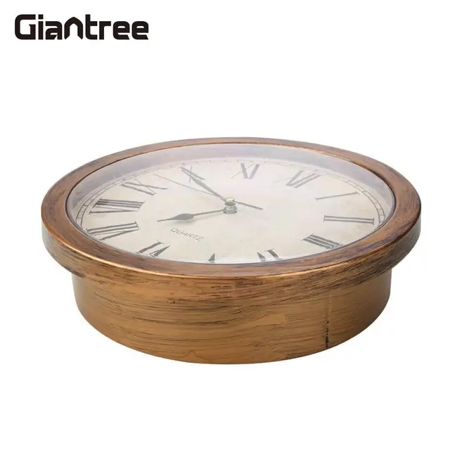giantree Secret Safe Box Wall Clock Safe Box Wall-Mounted Hanging Key Cash Money Jewelry Storage Security Box Home Decor