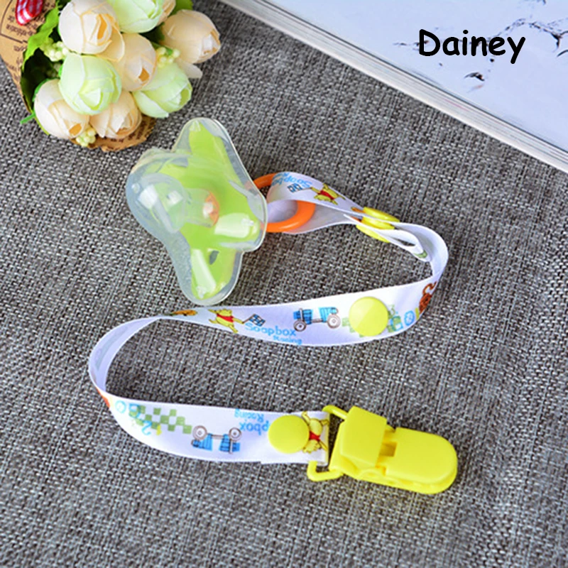 2016 Baby Pacifier Leash Clip Chain Ribbon Dummy Holder Chupetas Soother Pacifiers Clips Strap Nipple Holder For Infant Feeding