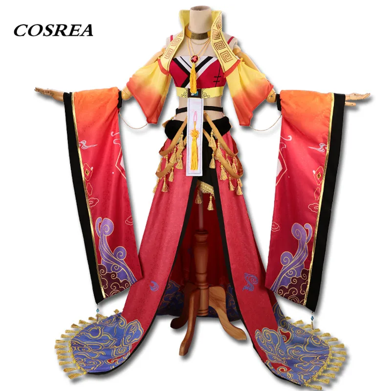 

COSREA Yuezheng Ling Cosplay Costume Anime Luo Tianyi Vocaloid Vsinger Dress Ancient Costumes Halloween Party For Adult Woman