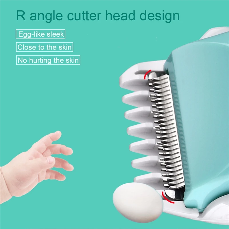 Детские Электрический Машинка для стрижки волос Профессиональный USB Перезаряжаемые Водонепроницаемый триммер для стрижки волос для