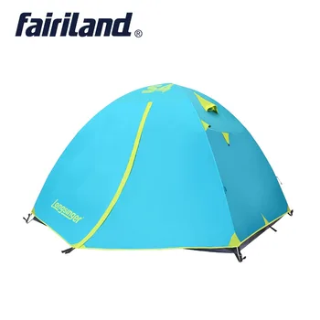 

4 person camping tent double layer windproof outdoor tent 3 season for hiking camping traveling 365*250*156cm/11.9*8.2*5.1ft