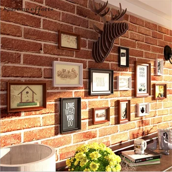 

Retro Painting Frame Collage Photo Frames Wall Vintage Picture Frame Set Wall Hanging Decoration Wooden Photo Frame For Picture
