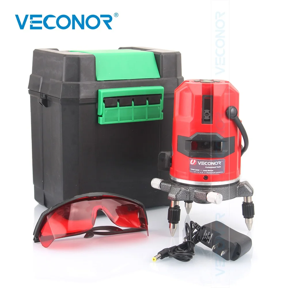 

Laser Level 5 Lines 6 Points Laser Rangefinders Level Measuring Instrument Self leveling Cross Line Measuring Tools