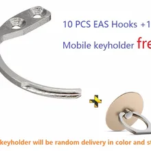 10 шт./лот EAS крюк ключ мини eas деташер для 58 кГц супер теги безопасности, Удобный крючок деташер