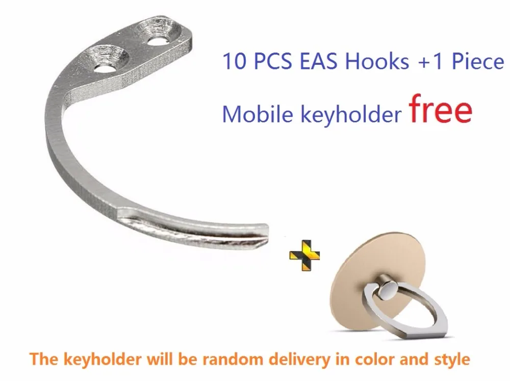 free shipping 10pcs/lot eas hook key mini eas detacher for 58Khz super