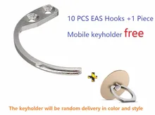 free shipping 10pcs/lot eas hook key mini eas detacher for 58Khz super security tag ,convenient hook detacher