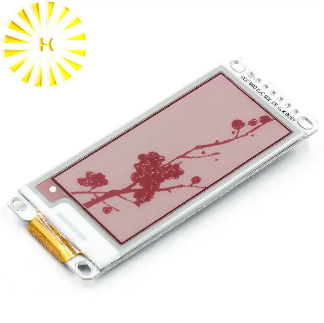 2.13 Inch E-Paper Module E-Ink Display Screen Black Red White Color SPI Supports Partial Refresh For Arduino Connector | Обустройство