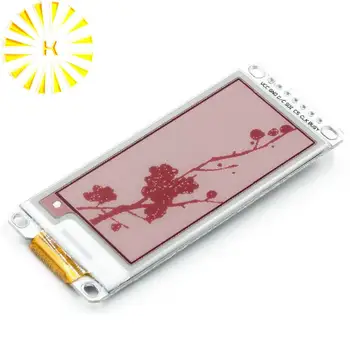 

2.13 Inch E-Paper Module E-Ink Display Screen Module Black Red White Color SPI Supports Partial Refresh For Arduino Connector