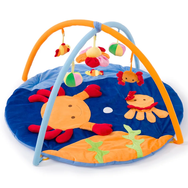 Newborn Baby Soft Play Mat Climb Pad Child Music Toy Crab Activity Educational Carpet Crawling