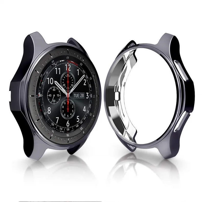 Чехол для Galaxy Watch, 46 мм, 42 мм, активный, 40 мм, тонкий, мягкий, TPU, силиконовый, ультра тонкий, цветной, покрытие, чехол для samsung gear S3