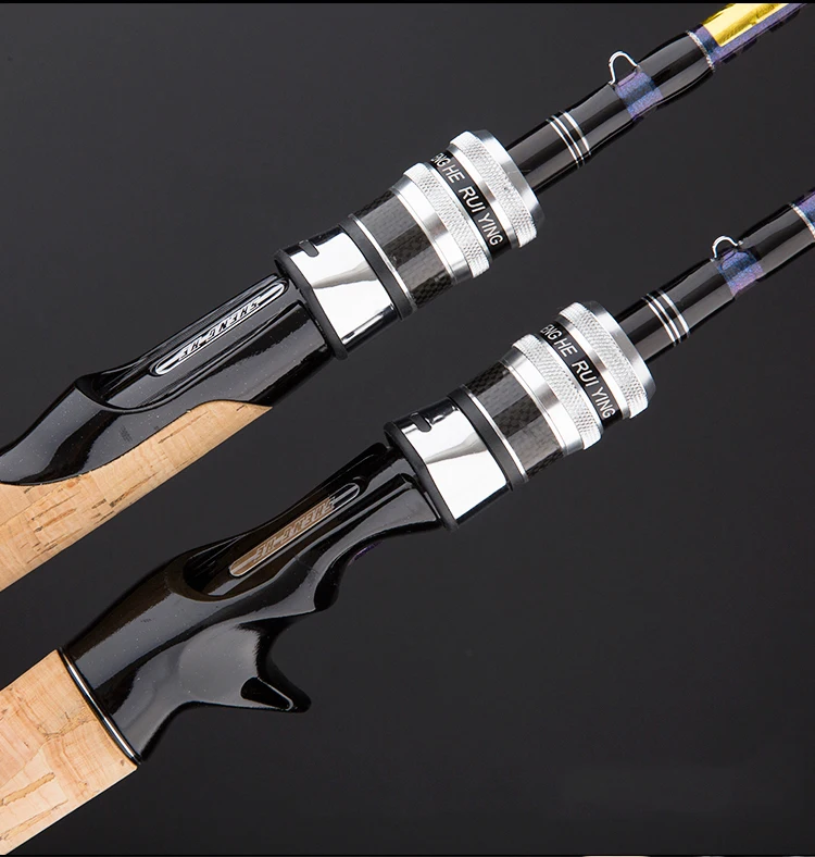 Spinpoler 2.1m UL Fast Spinning Carbon Fiber Bass Fishing Rod 2-9g Lure Weight 2-6LB Line Weight BaitCasting Rod Fishing Tackle  (11)