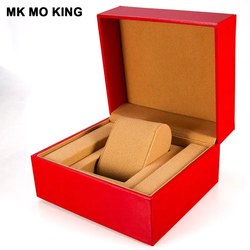 

top leather luxury brand gift box for dw mk rolex Cartier tissot Omega Longines Panerai IWC AP men's women's watch bracelet box