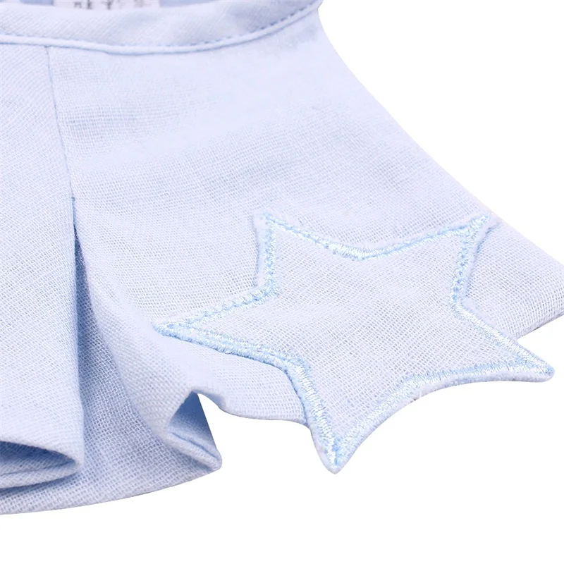 3 PCS Cute Baby Girls Bib Gauze Cotton Baby Bibs For Girl Fashion Decoration Fake Collar Saliva Mouth Towel Baby Girls Clothing  (41)