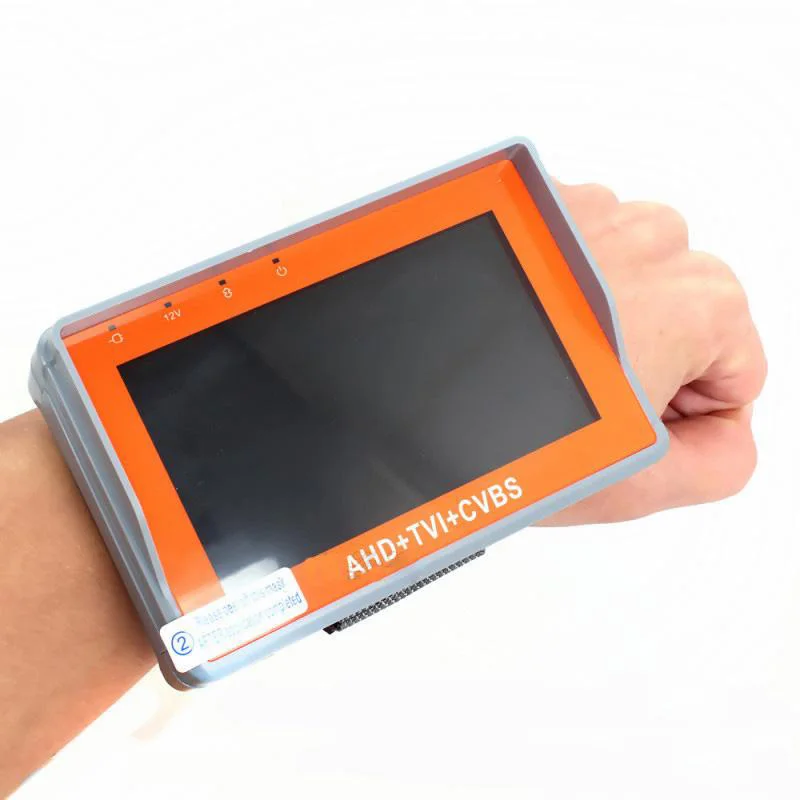 

3 In 1 CCTV HD AHD CVBS TVI Tester Monitor Wrist 4.3inch LCD Analogy CCTV Camera Test Security Monitor Tester 12V UTP Cable Test
