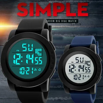

30M Waterproof New fashion Men's watch Digital sports electronic clock часы мужские relogio masculino Analog Military LED H51