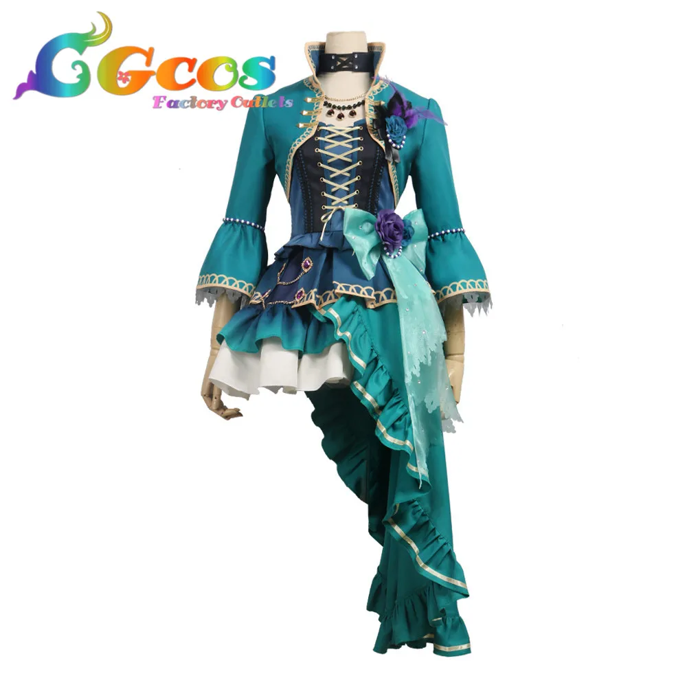 CGCOS Бесплатная доставка костюм для косплея Bang Dream! Roselia Opera of the wastreland Minato Yukina платье