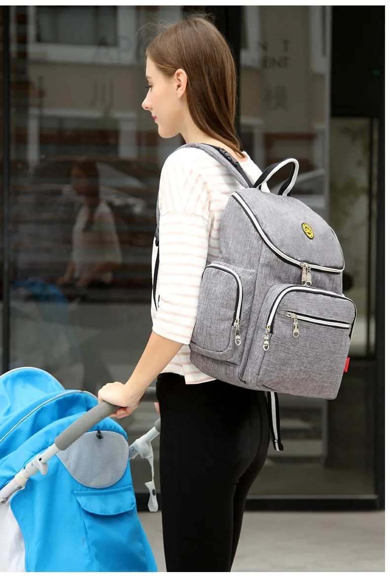 Дорожная модная детская сумка, многофункциональная сумка для мамы, сумка для коляски, большие детские пеленки, сумки для подгузников, детские пеленки, рюкзак