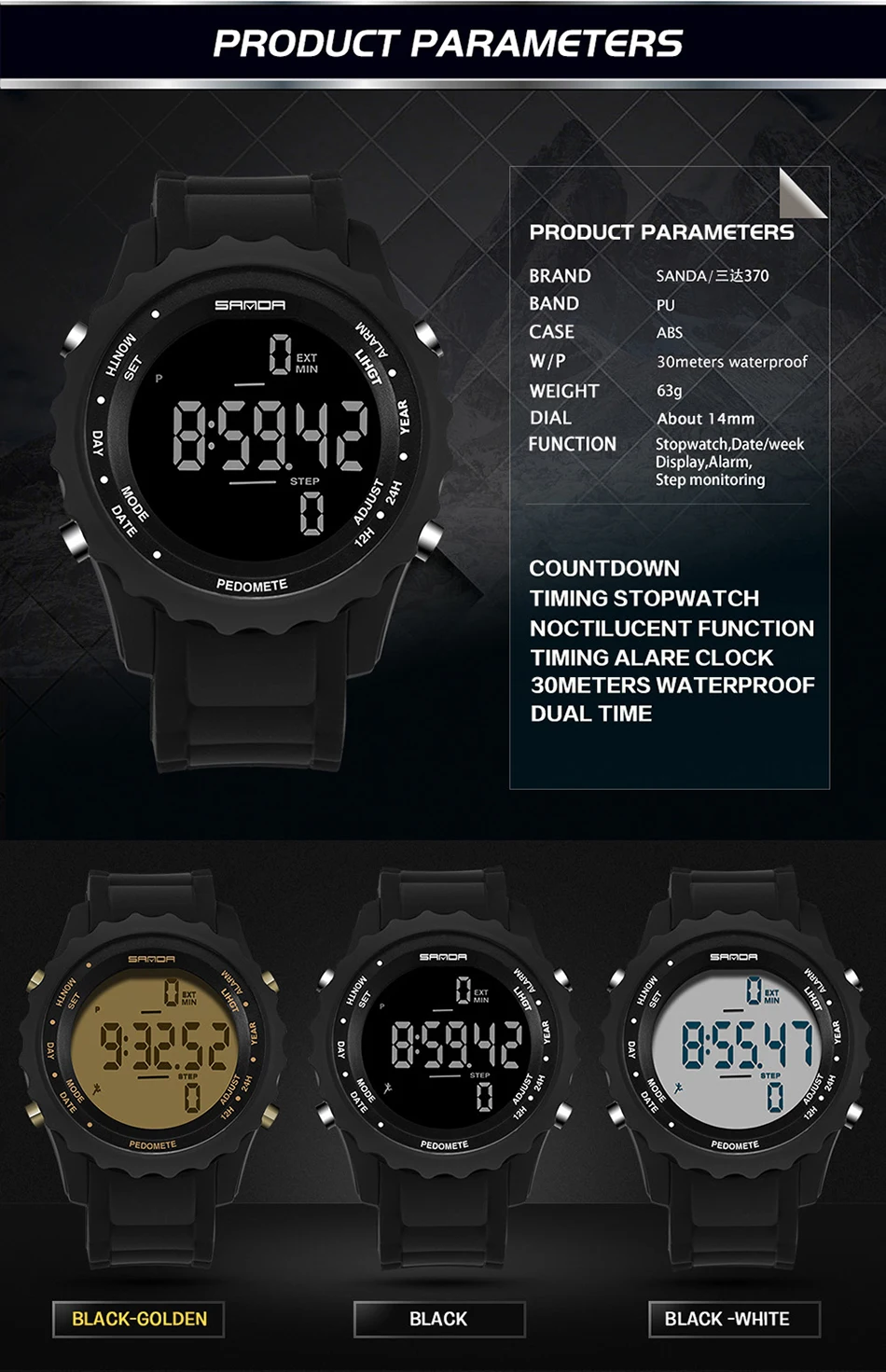 Сандалии Lover Элитный бренд Для мужчин Спортивные часы Военная Униформа часы Для женщин Повседневное светодиодный цифровой